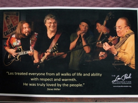 Steve Miller quote on poster courtesy of The Les Paul Foundation