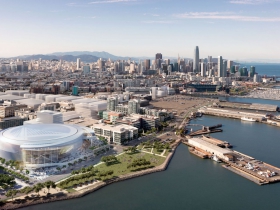 San Francisco Arena - Southwest Aerial