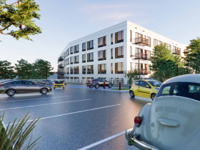 Harlow & Hem Apartments rendering