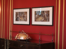 Art displayed in the Executive Residence