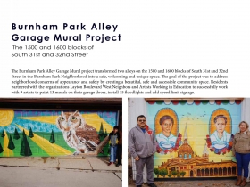 Burnham Park Alley Garage Mural Project