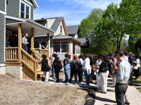 Tour Crowd at 2655 N. Vel R. Phillips Ave.