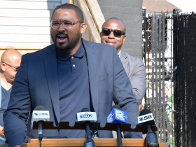 Gregory Davis at 11th Street Press Conference