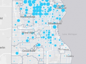 March 29th COVID-19 Milwaukee County Case Map