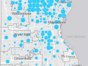 April 2nd COVID-19 Milwaukee County Case Map
