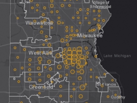 June 18 COVID-19 Milwaukee County - New Cases in Last 7 Days
