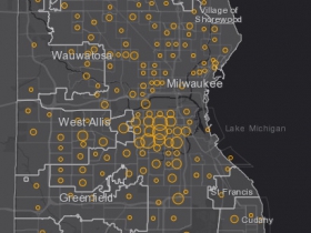 June 20 COVID-19 Milwaukee County - New Cases in Last 7 Days