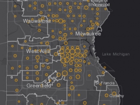 June 24 COVID-19 Milwaukee County - New Cases in Last 7 Days