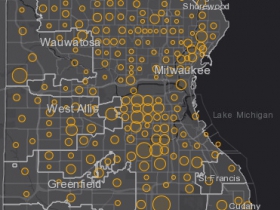 July 28 COVID-19 Milwaukee County - New Cases in Last 7 Days