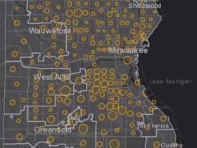August 1st COVID-19 Milwaukee County - New Cases in Last 7 Days