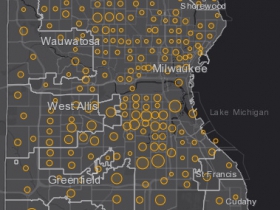 August 3rd COVID-19 Milwaukee County - New Cases in Last 7 Days