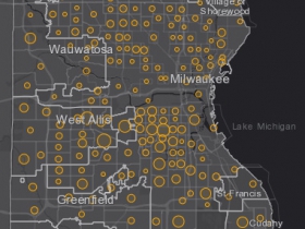 August 7th COVID-19 Milwaukee County - New Cases in Last 7 Days