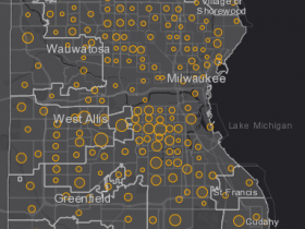 August 8th COVID-19 Milwaukee County - New Cases in Last 7 Days