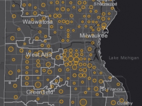 August 10th COVID-19 Milwaukee County - New Cases in Last 7 Days