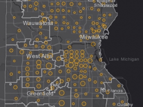 August 20th COVID-19 Milwaukee County - New Cases in Last 7 Days
