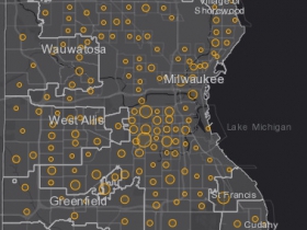 August 27th COVID-19 Milwaukee County - New Cases in Last 7 Days