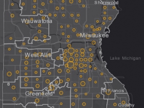 August 30th COVID-19 Milwaukee County - New Cases in Last 7 Days