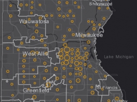 August 31st COVID-19 Milwaukee County - New Cases in Last 7 Days
