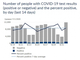 Wisconsin Cases, Positive Case Rate and Testing Totals