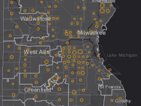 September 10th COVID-19 Milwaukee County - New Cases in Last 7 Days