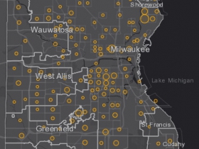 September 13th COVID-19 Milwaukee County - New Cases in Last 7 Days