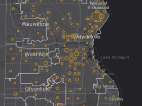 September 15th COVID-19 Milwaukee County - New Cases in Last 7 Days