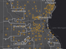 September 16th COVID-19 Milwaukee County - New Cases in Last 7 Days