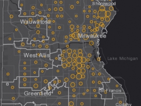 September 24th COVID-19 Milwaukee County - New Cases in Last 7 Days