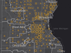 September 25th COVID-19 Milwaukee County - New Cases in Last 7 Days
