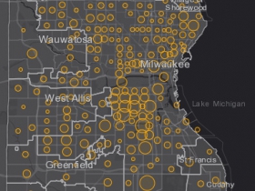 October 12th COVID-19 Milwaukee County - New Cases in Last 7 Days