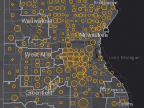 October 13th COVID-19 Milwaukee County - New Cases in Last 7 Days