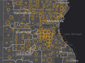October 15th COVID-19 Milwaukee County - New Cases in Last 7 Days