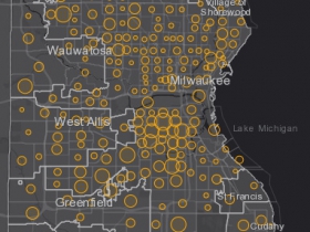 October 16th COVID-19 Milwaukee County - New Cases in Last 7 Days