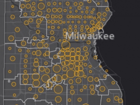 October 21st COVID-19 Milwaukee County - New Cases in Last 7 Days