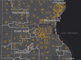 September 19th COVID-19 Milwaukee County - New Cases in Last 7 Days