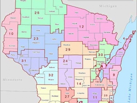 Hypothetical Non-Partisan State Senate Districts