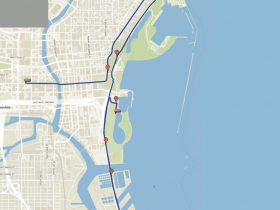 2023 Lakefront Half-Marathon Course
