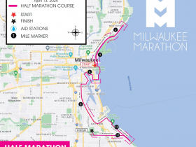 2024 Milwaukee Marathon Half Marathon Map