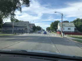 2020 Plastic Delineators at S. 13th Street and W. Harrison Avenue