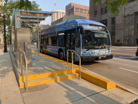 MCTS Connect 1 at Wisconsin Avenue Stop