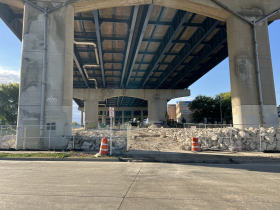 Green Infrastructure Improvement Construction at W. Bruce St.