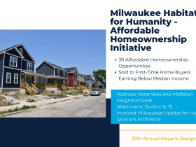 Milwaukee Habitat for Humanity - 2024 Mayor's Design Awards