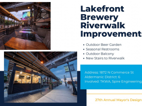 Lakefront Brewery Riverwalk Improvements - 2024 Mayor's Design Awards