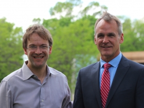 Chris Abele and Milwaukee County Parks Director John Dargle. 