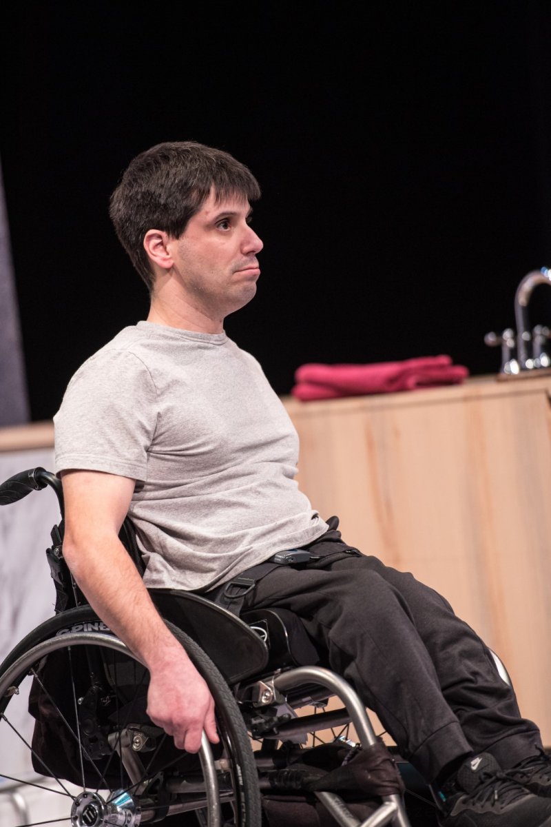 Jamie Rizzo as John in Renaissance Theaterworks\' Cost of Living.
