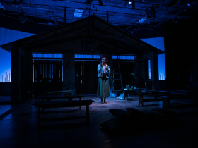 Tyler Cruz in Renaissance Theaterworks’ production of “Cardboard Piano” by Hansol Jung