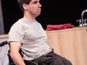 Jamie Rizzo as John in Renaissance Theaterworks' Cost of Living.