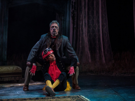 Reese Madigan and Marti Gobel in Renaissance Theaterworks’ production of The Moors by Jen Silverman