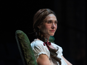 Sarah Sokolovic in Renaissance Theaterworks’ production of The Moors by Jen Silverman