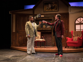 Dimonte Henning and Steve Koehler in Renaissance Theaterworks’ production of The Nether by Jennifer Haley